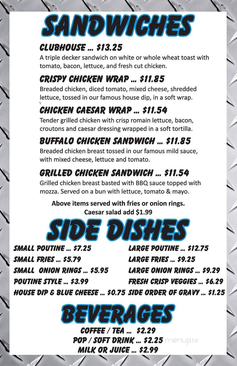 The Dog House - Greater Sudbury, ON menu_pic