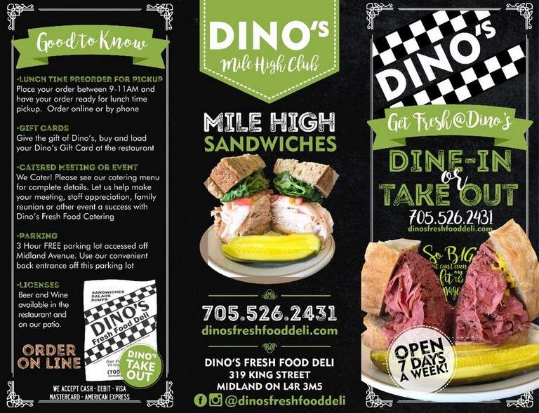 Dino's Fresh Food Deli - Midland, ON