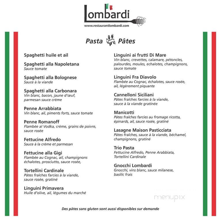 Lombardi Restaurant Inc - Montreal, QC