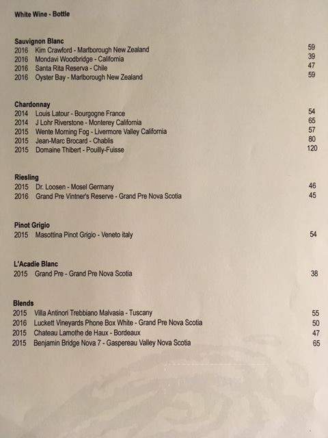 Salty's - Halifax, NS menu_pic