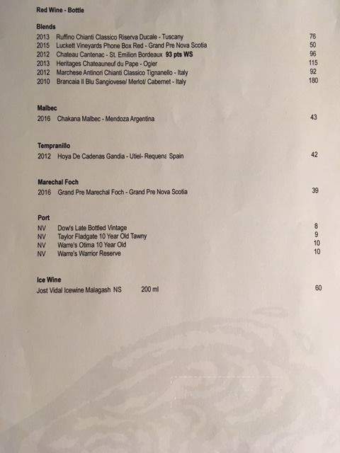 Salty's - Halifax, NS menu_pic