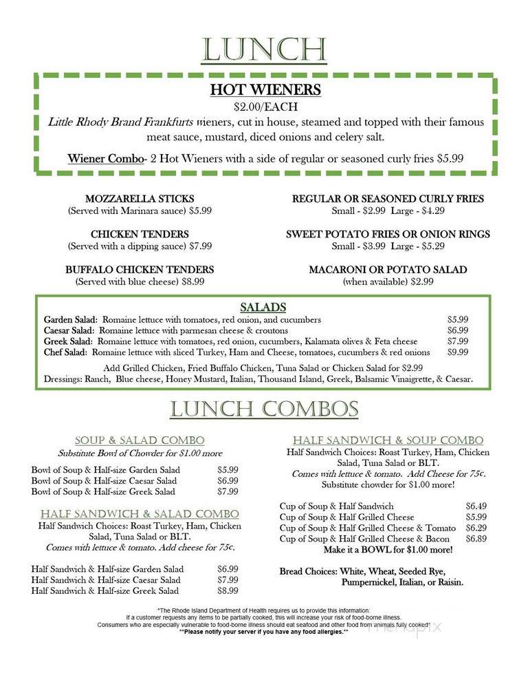 Mae's Place - Stevensville, ON menu_pic