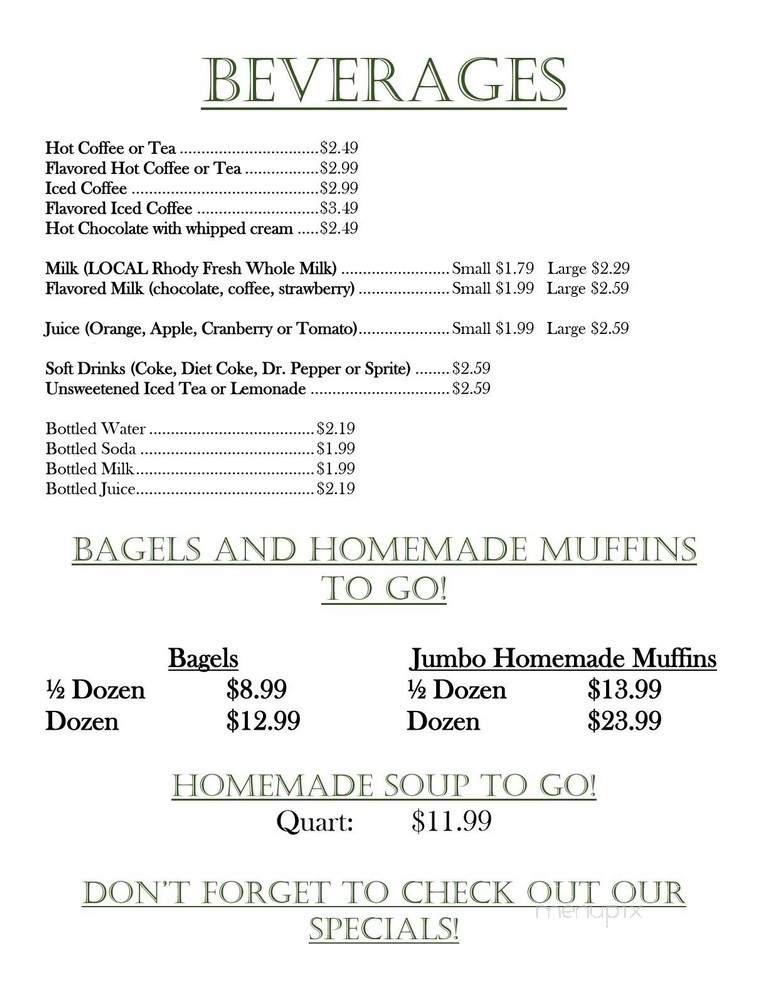 Mae's Place - Stevensville, ON menu_pic