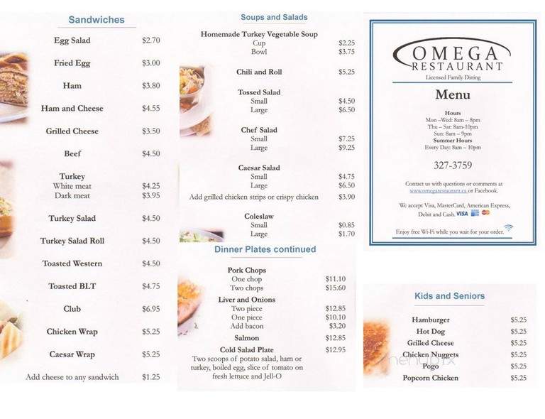 Omega Restaurant - Minto, NB