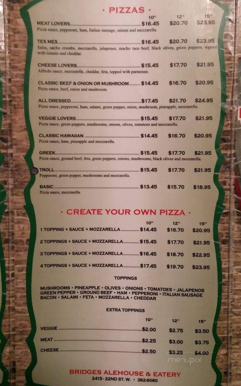 Bridges Ale House & Eatery - Saskatoon, SK