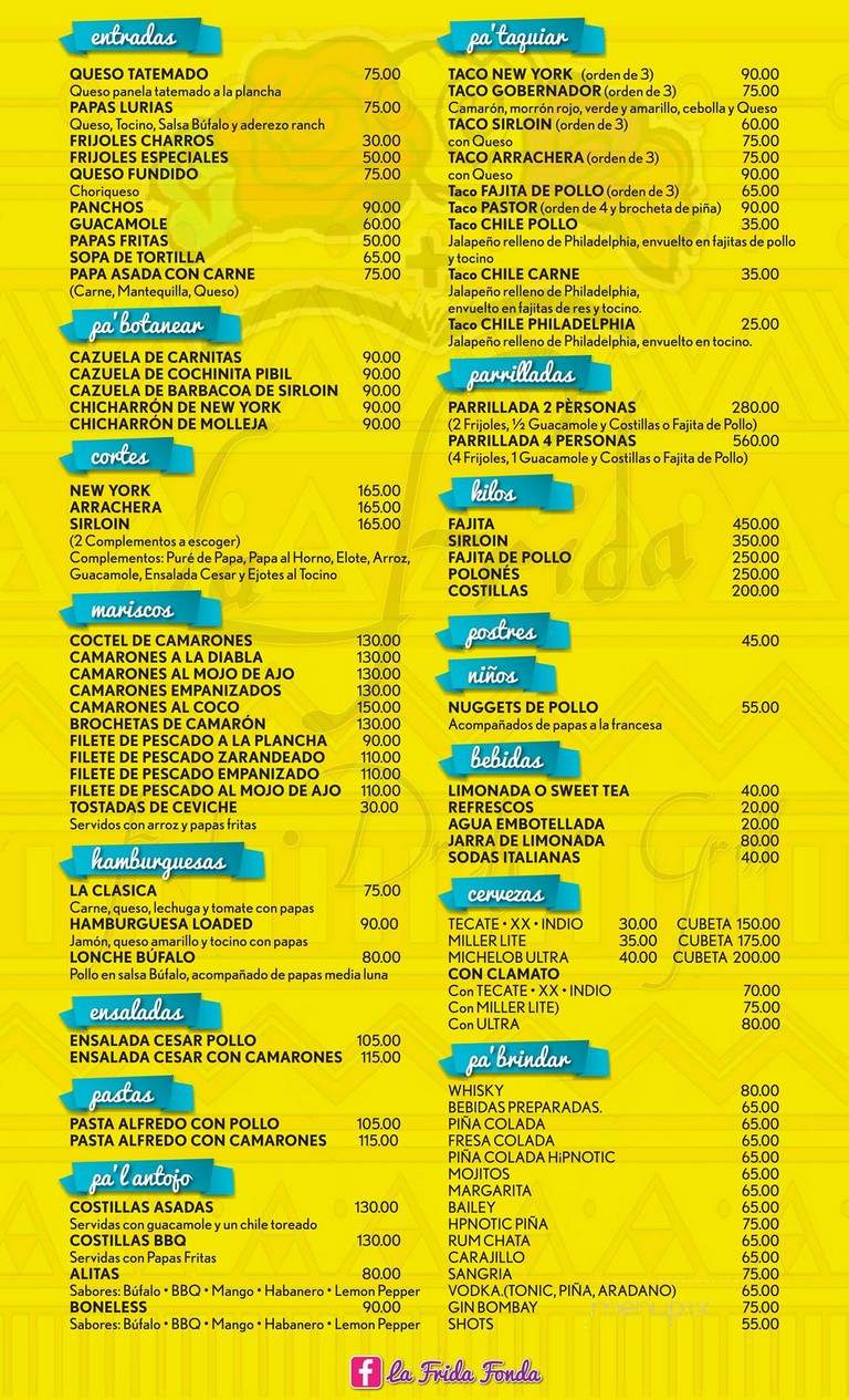 Amores Del Taco - Toronto, ON menu_pic
