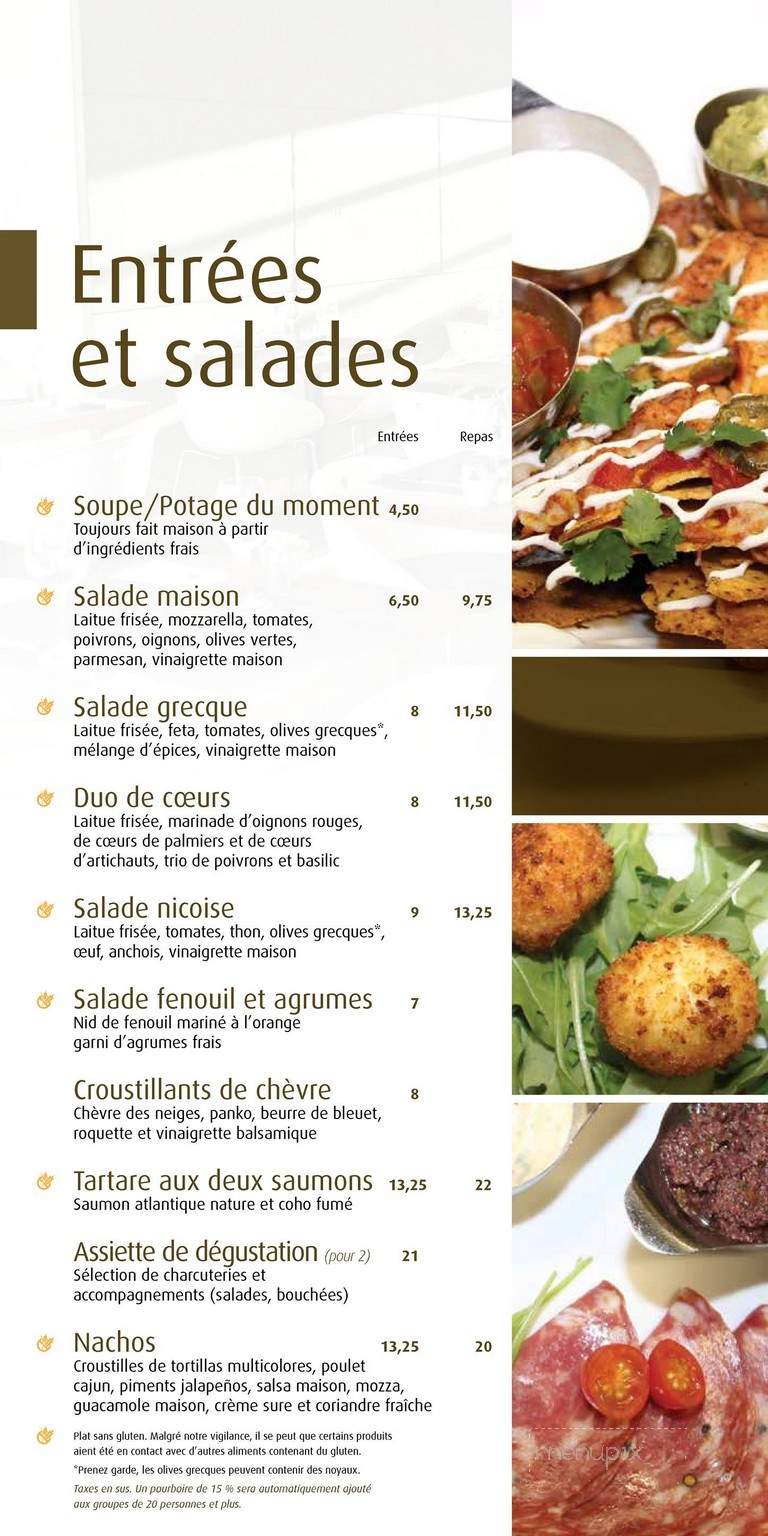 Chic Alors - Quebec, QC menu_pic