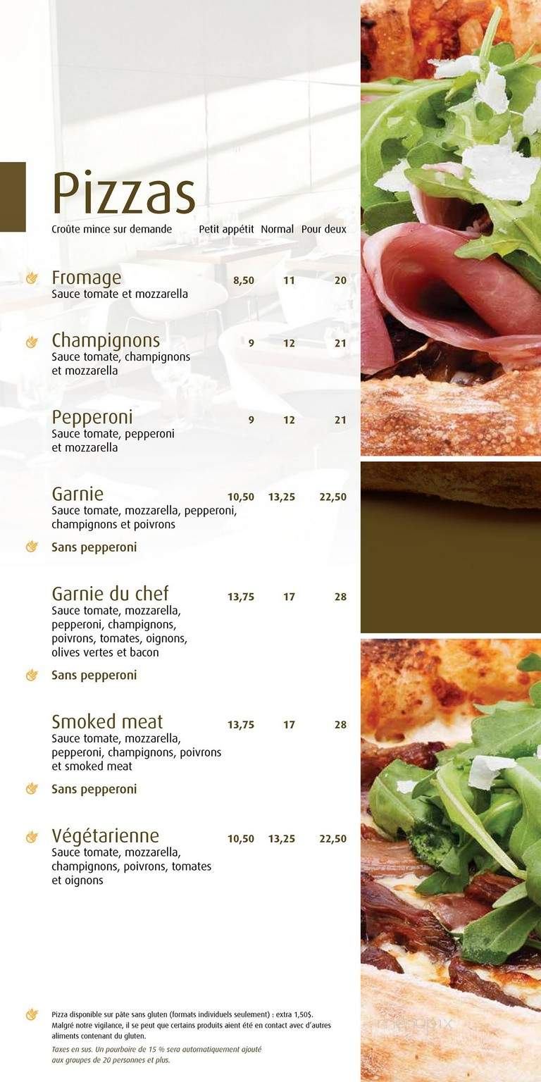 Chic Alors - Quebec, QC menu_pic