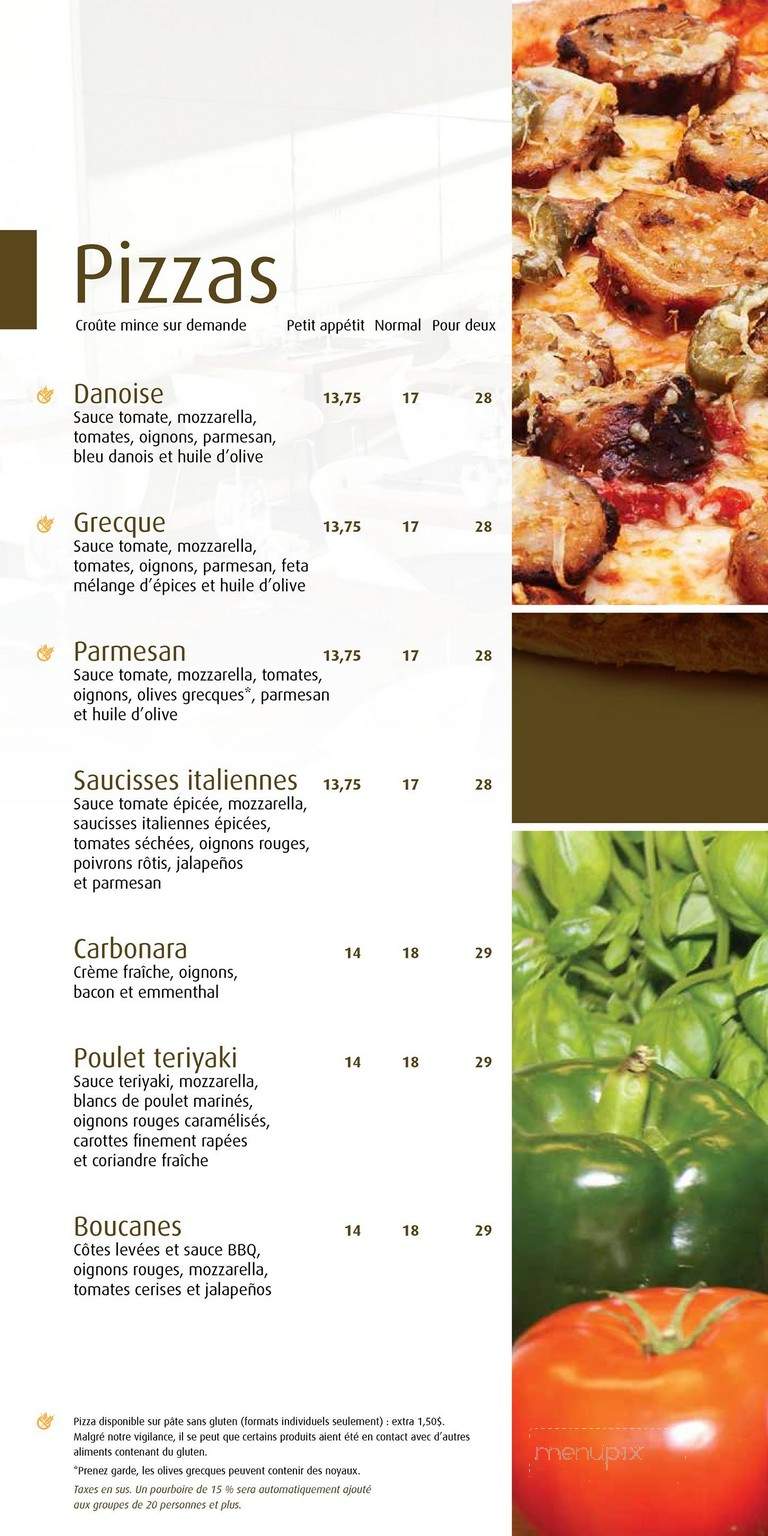 Chic Alors - Quebec, QC menu_pic
