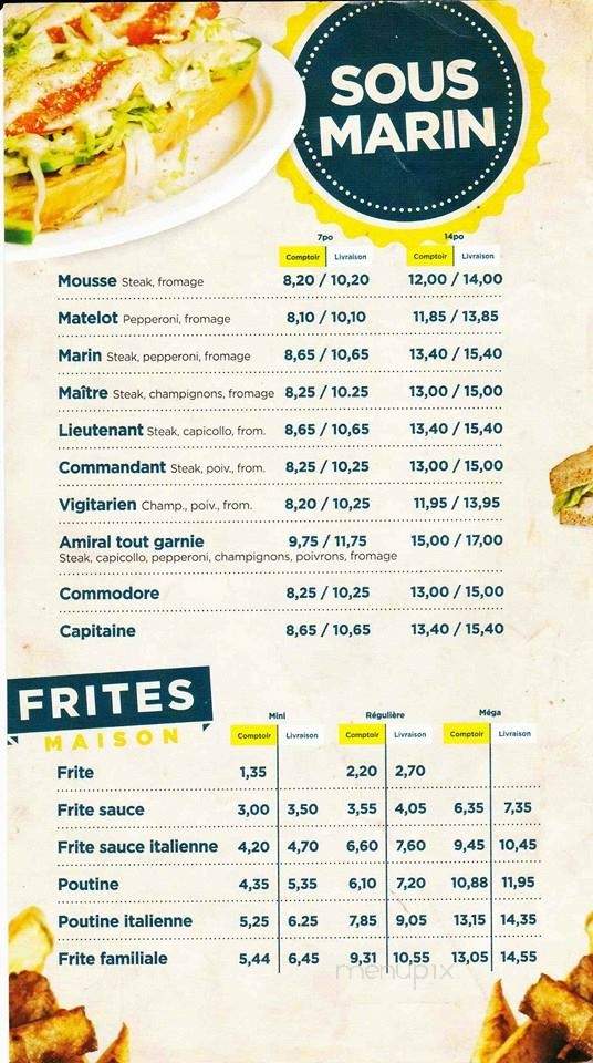Restaurant La P'Tite Bouffe - Saint-Alphonse-De-Rodriguez, QC menu_pic