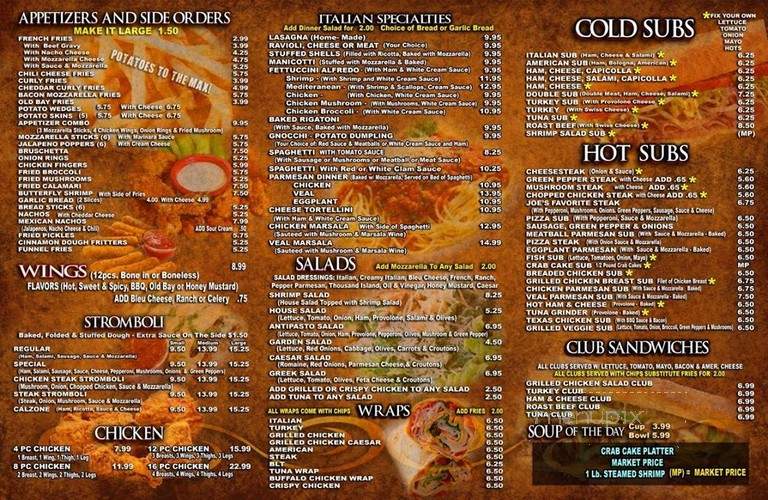Delta Pizza - Surrey, BC menu_pic