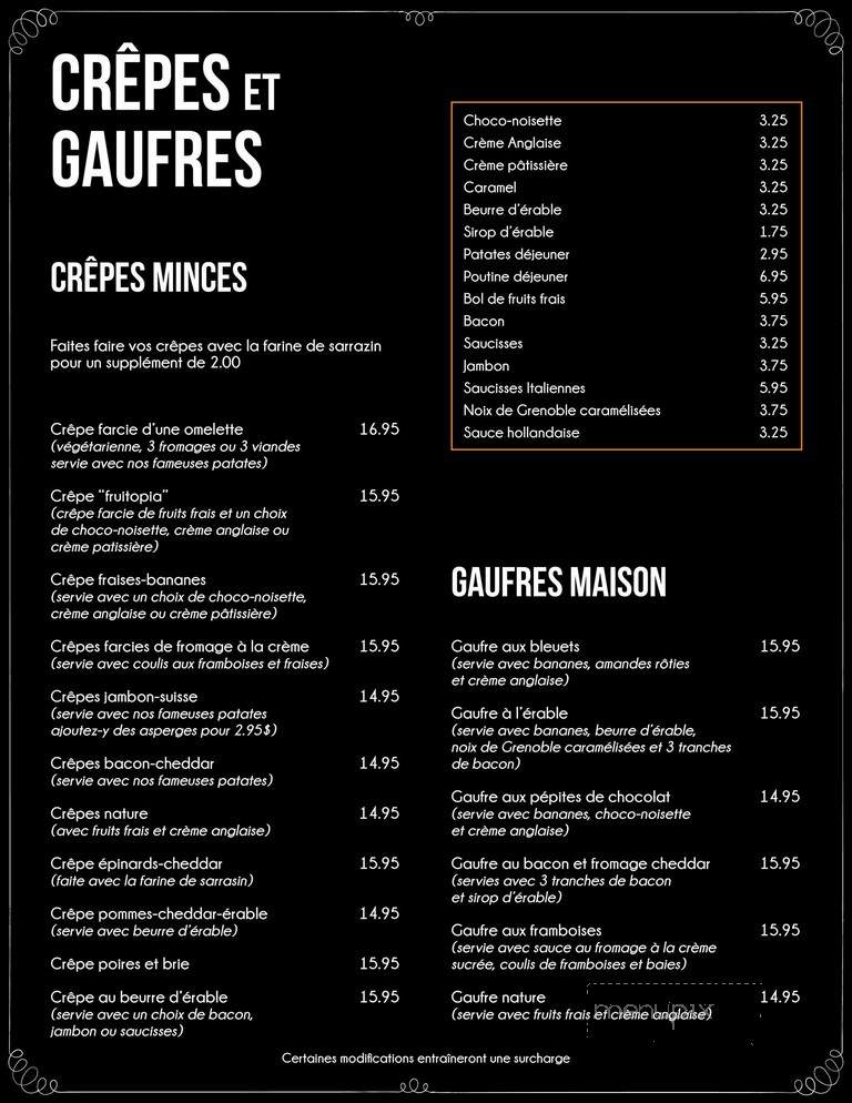 Dejeuners Ink - Dollard-Des-Ormeaux, QC menu_pic
