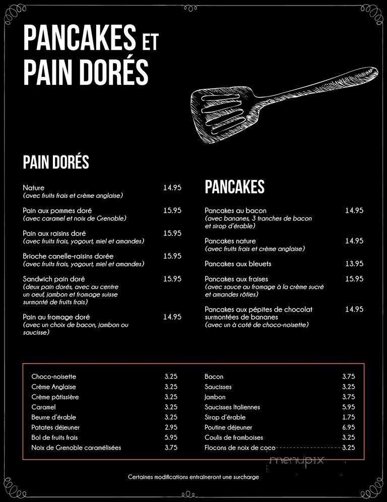 Dejeuners Ink - Dollard-Des-Ormeaux, QC menu_pic