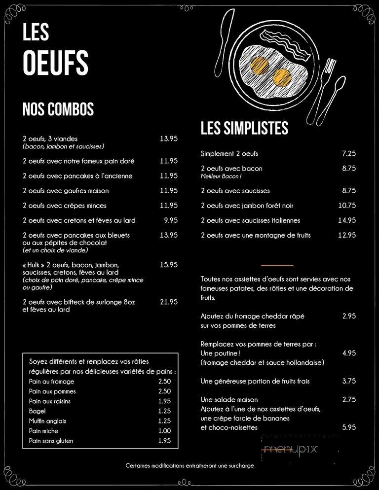 Dejeuners Ink - Dollard-Des-Ormeaux, QC menu_pic