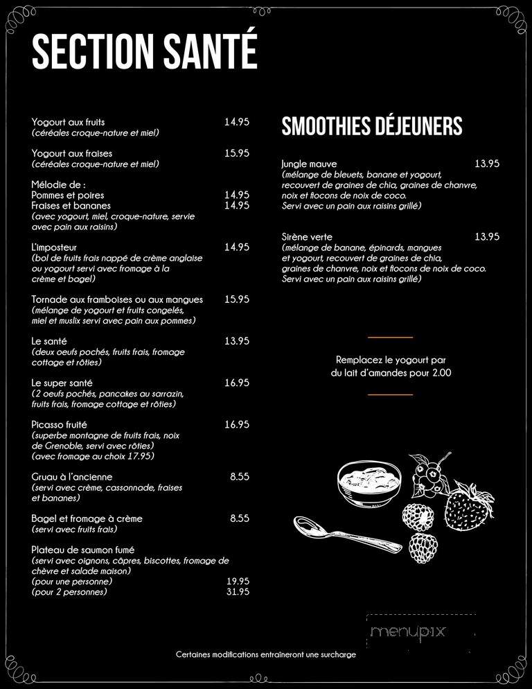 Dejeuners Ink - Dollard-Des-Ormeaux, QC menu_pic