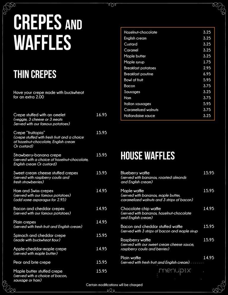 Dejeuners Ink - Dollard-Des-Ormeaux, QC menu_pic