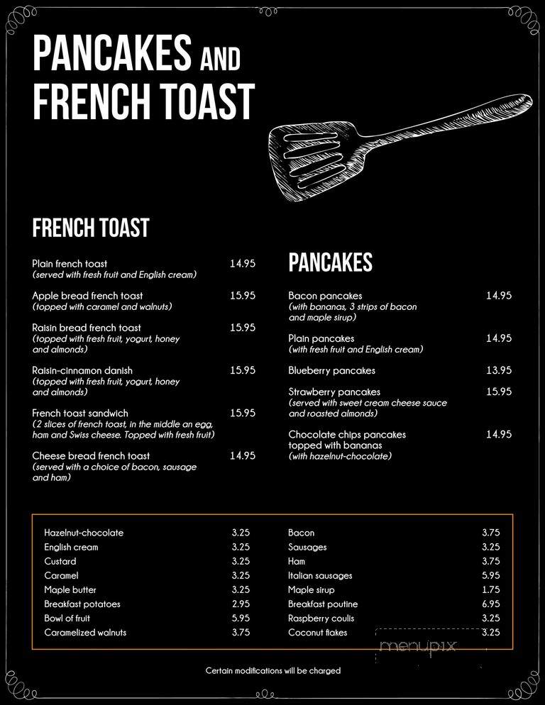Dejeuners Ink - Dollard-Des-Ormeaux, QC menu_pic