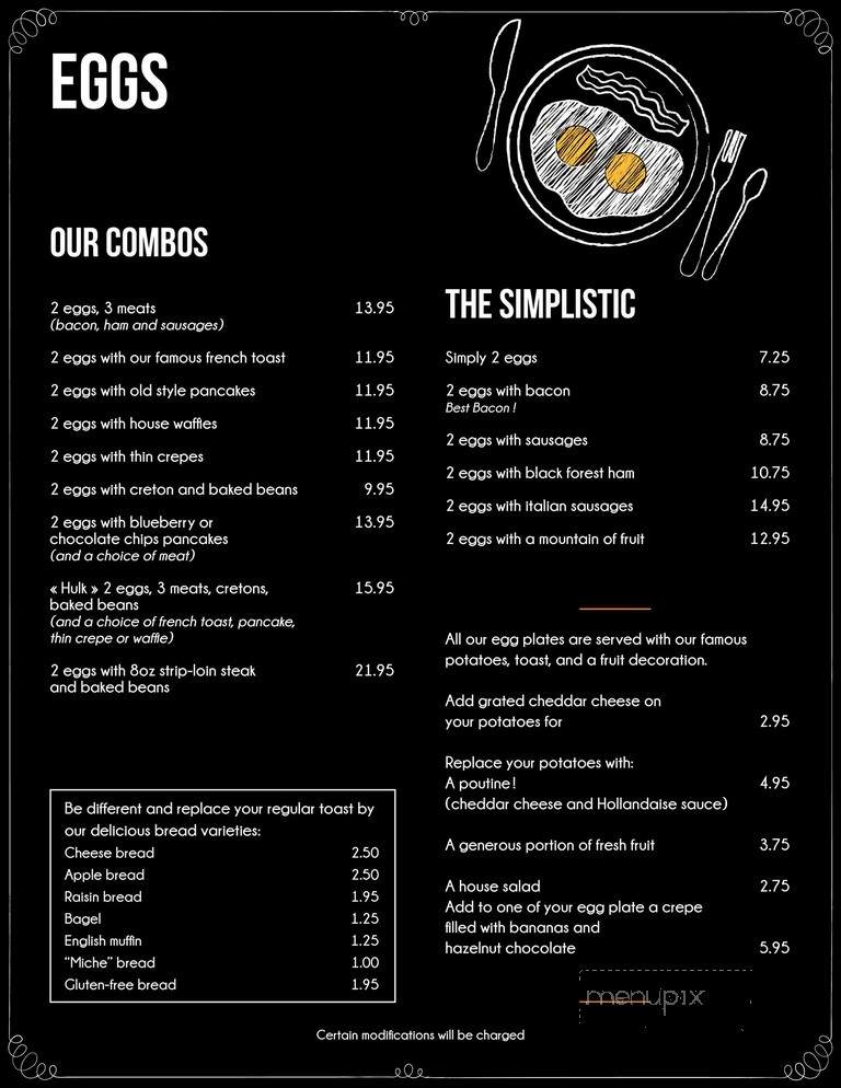 Dejeuners Ink - Dollard-Des-Ormeaux, QC menu_pic
