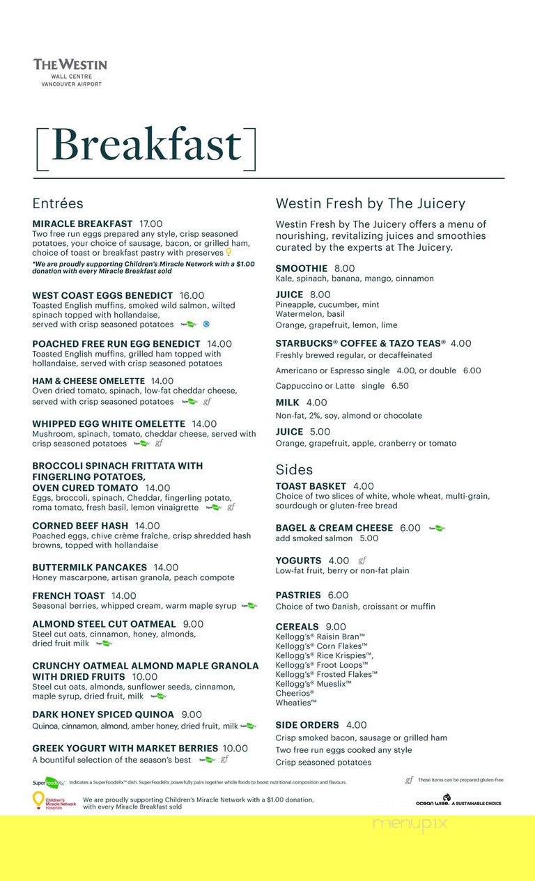 The Apron - Richmond, BC menu_pic