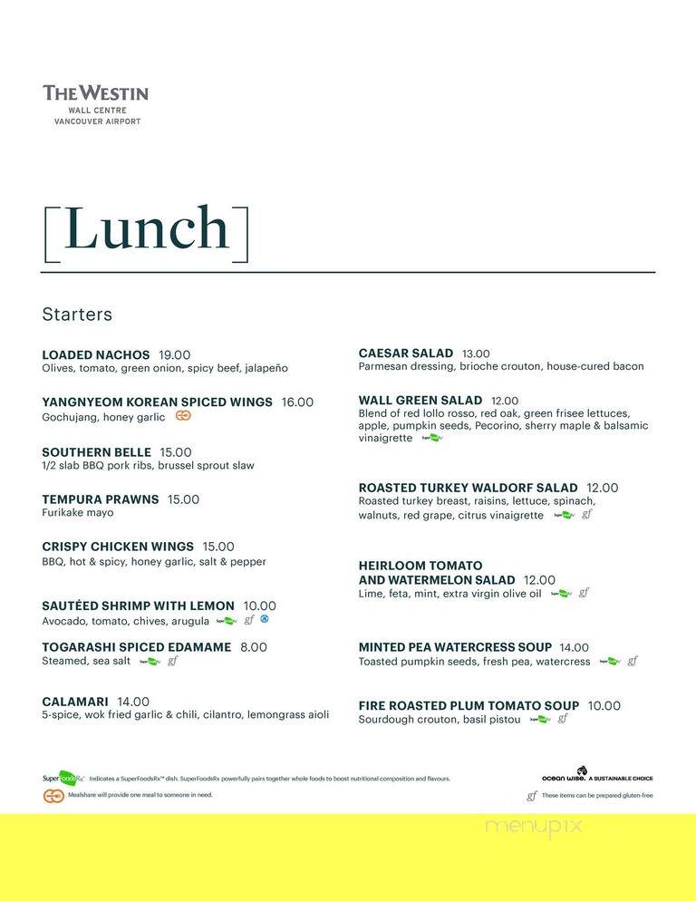 The Apron - Richmond, BC menu_pic