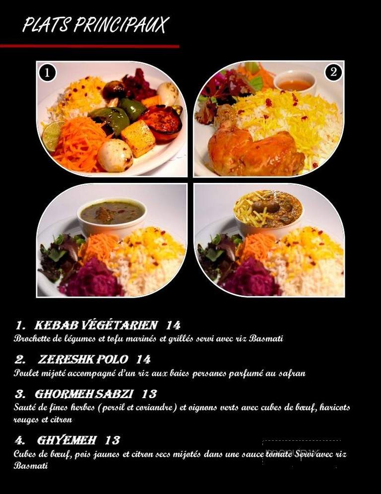 Restaurant Lo Re - Sherbrooke, QC menu_pic