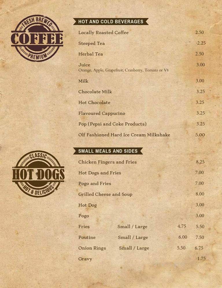 AJ's Trading Post - Thunder Bay, ON menu_pic