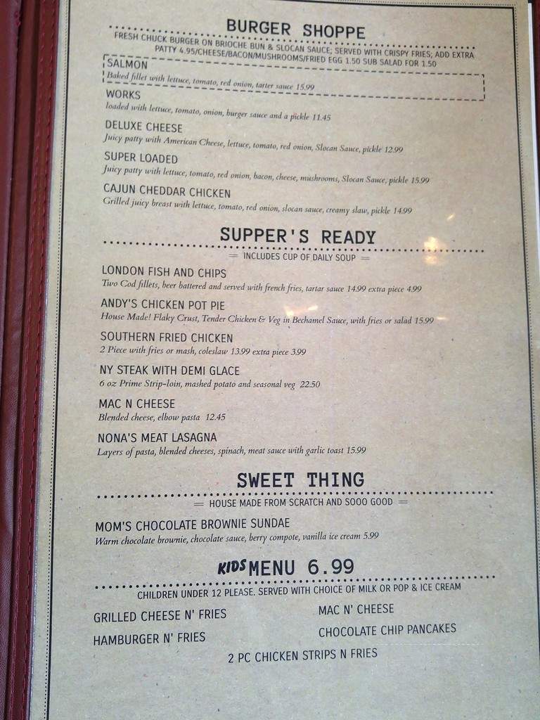 Slocan Family Restaurant - Vancouver, BC menu_pic