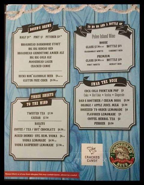 Kats Cafe - Ottawa, ON menu_pic