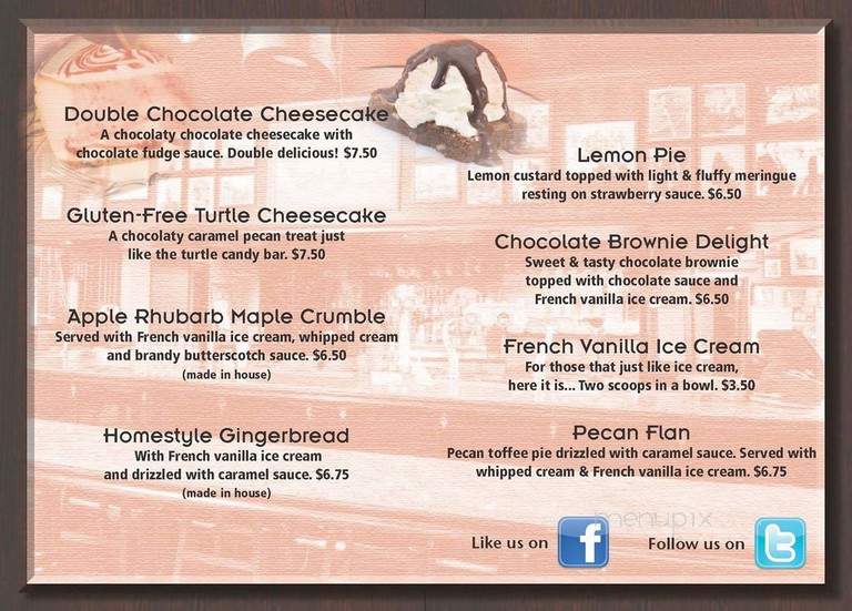 Stayner's Wharf Pub & Grill - Halifax, NS menu_pic