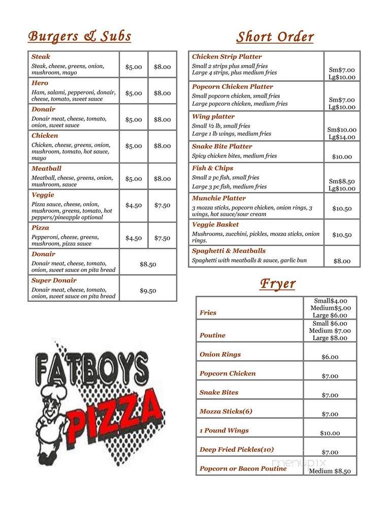 Fat Boy's - Cape Breton, NS