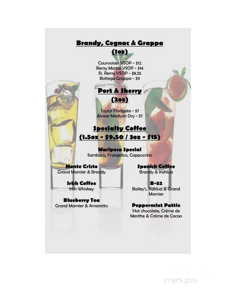 The Grape & Olive - Orillia, ON menu_pic