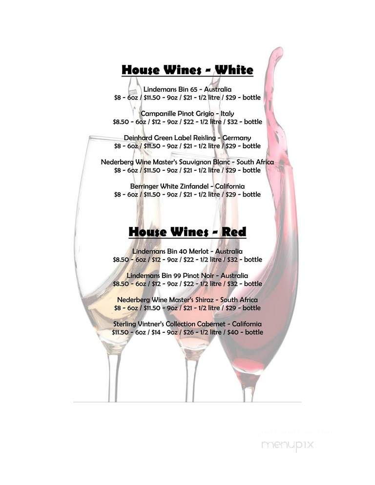 The Grape & Olive - Orillia, ON menu_pic