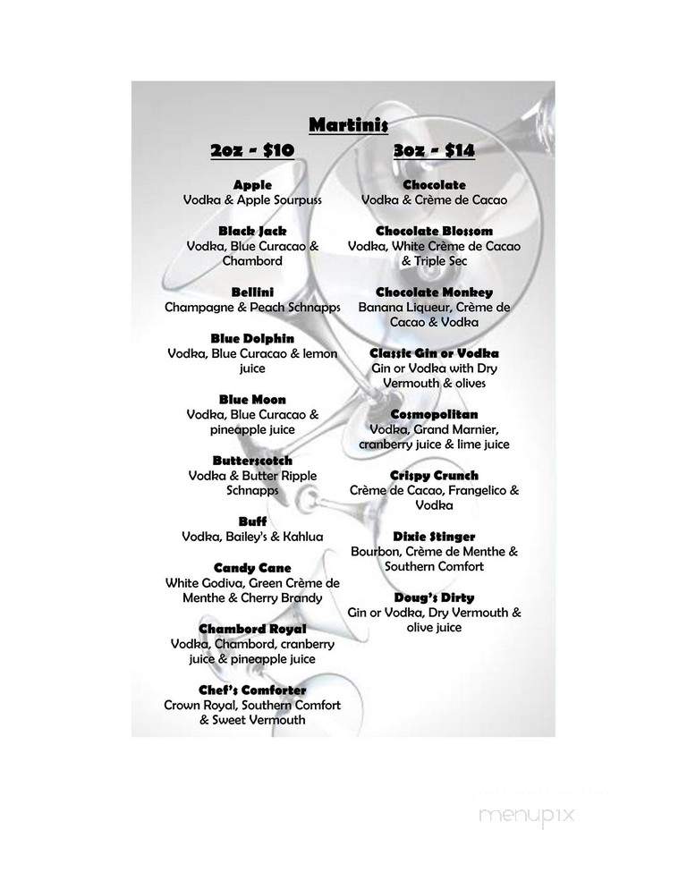 The Grape & Olive - Orillia, ON menu_pic