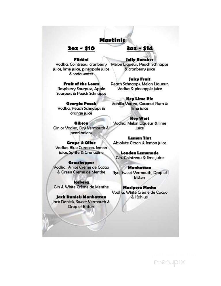 The Grape & Olive - Orillia, ON menu_pic