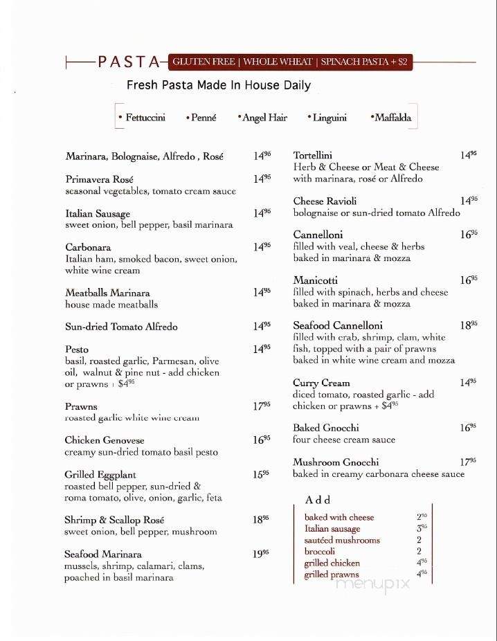 Pasta Polo - Langley Twp, BC menu_pic