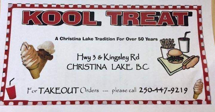Kool Treats - Christina Lake, BC menu_pic