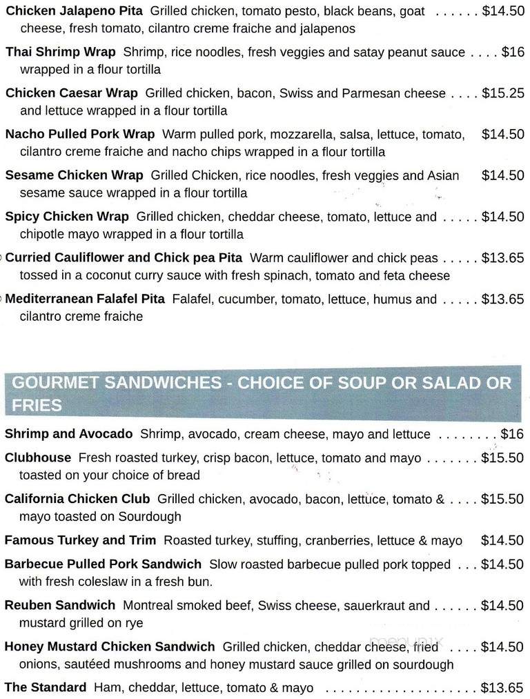 On Line Gourmet - Campbell River, BC menu_pic