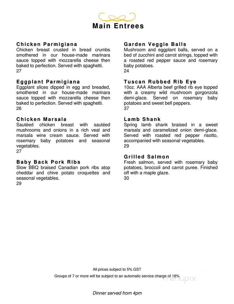 The Meatball Pizza & Pasta - Banff, AB menu_pic
