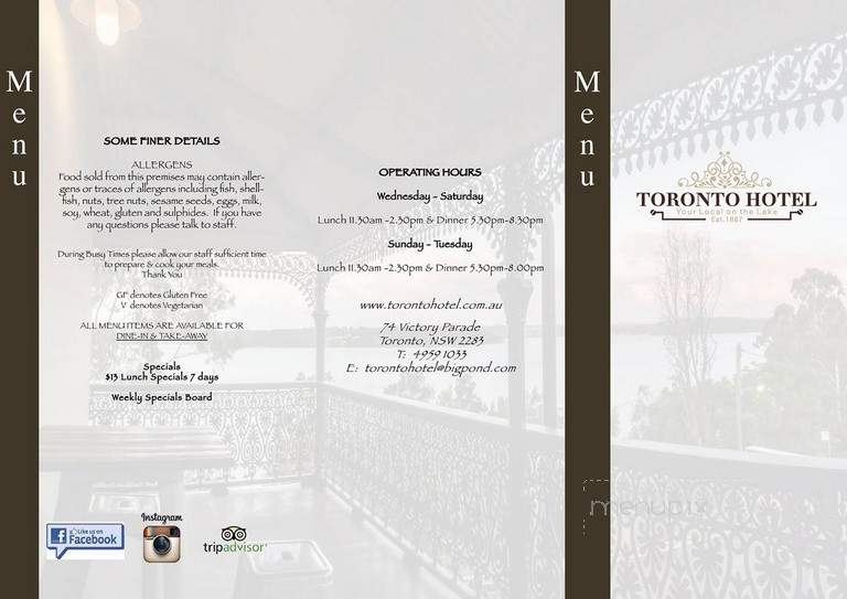 Cutlets - Toronto, ON menu_pic