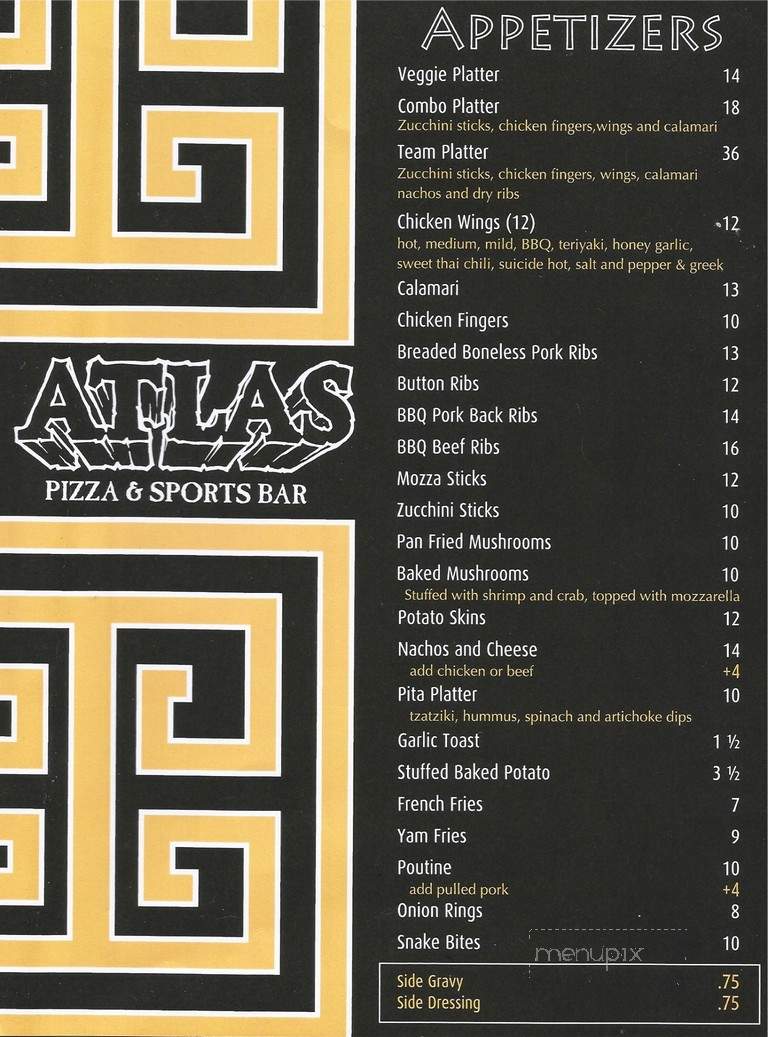 Atlas Pizza & Sports Bar - Calgary, AB