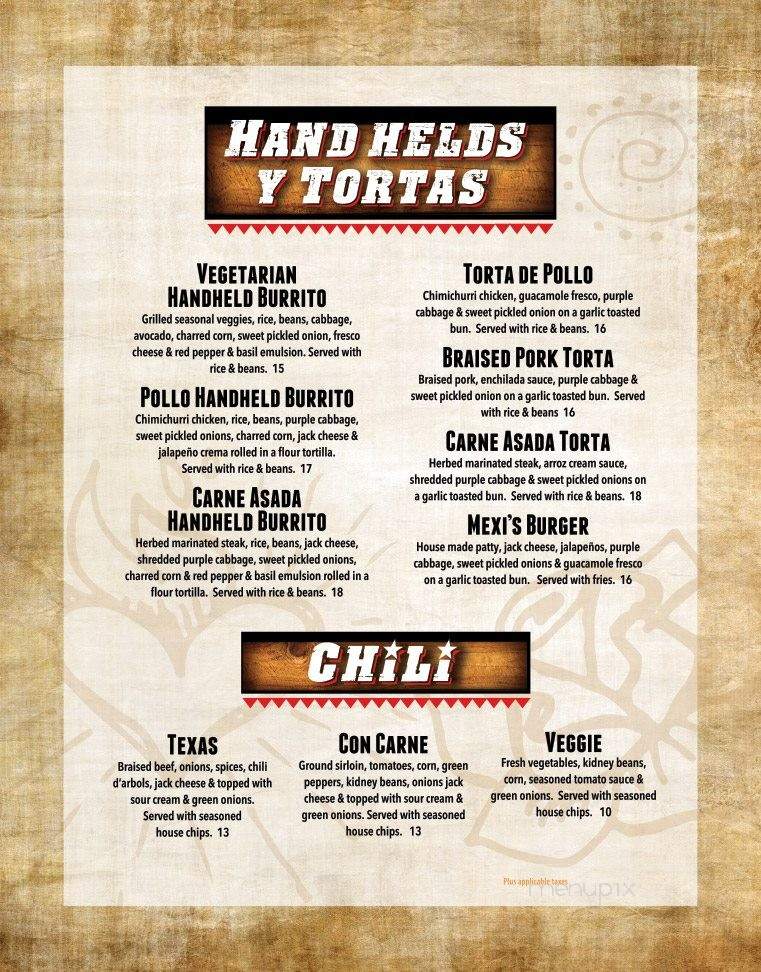 Mexicali Rosa's - Ottawa, ON menu_pic