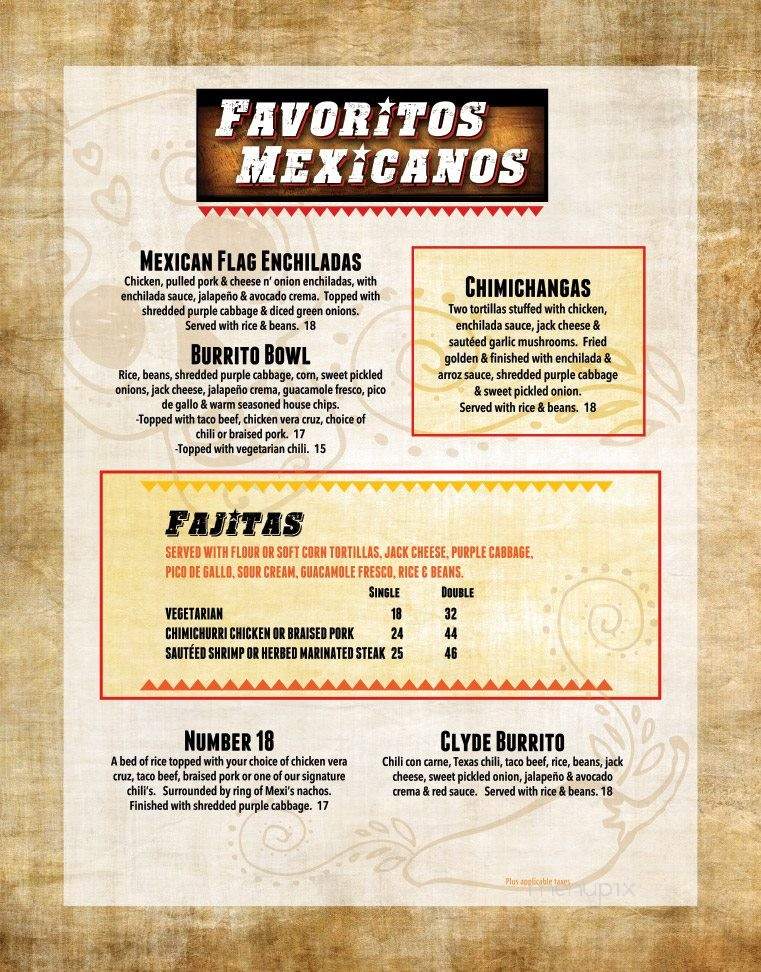 Mexicali Rosa's - Ottawa, ON menu_pic