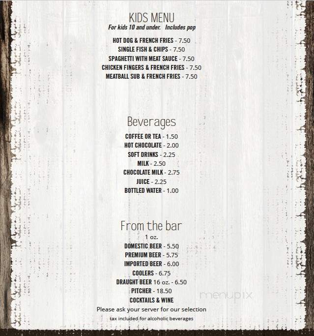 City Limits Bar & Grill - Cornwall, ON menu_pic