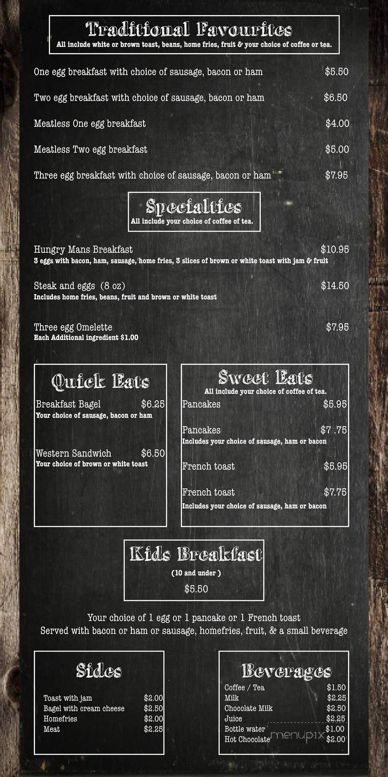 City Limits Bar & Grill - Cornwall, ON menu_pic