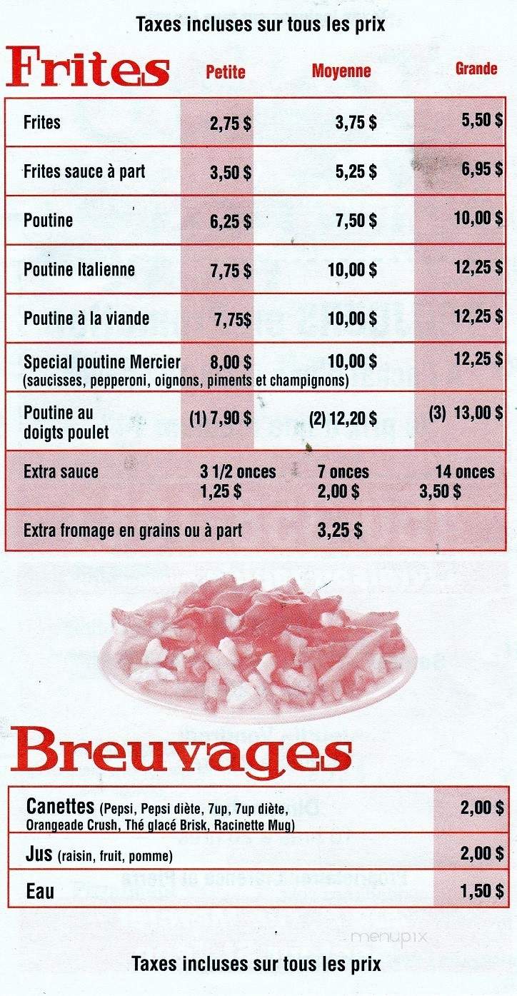 Valentine Restaurant - Saint-Jean-Sur-Richelieu, QC menu_pic