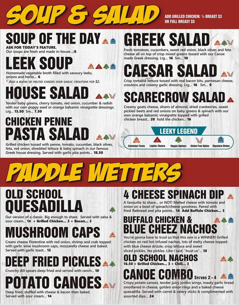 Amici Sports Bar & Cafe - Toronto, ON menu_pic