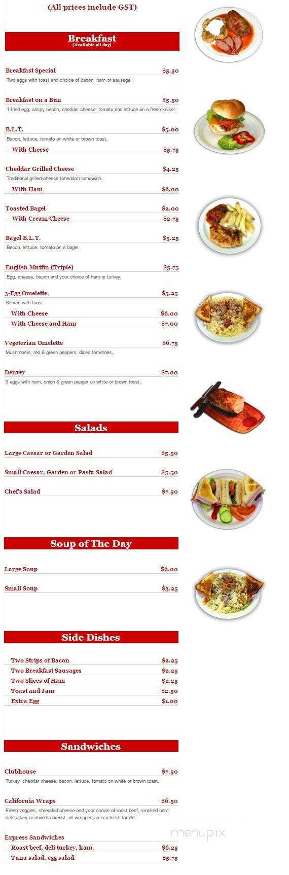 Balkan Deli and Restaurant - Calgary, AB menu_pic