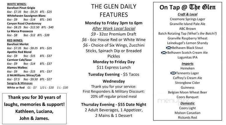 The Glen Scottish Restaurant - Ottawa, ON