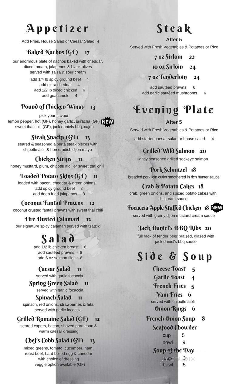 C V Station Neighbourhood Pub - Duncan, BC menu_pic