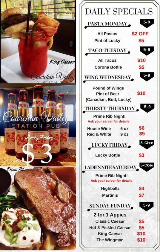 C V Station Neighbourhood Pub - Duncan, BC menu_pic